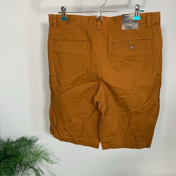 Banana Republic Men’s 11" Emerson Straight Fit Stretch Shorts Brown Size 31 NWT - Picture 4 of 7